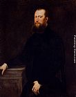 Jacopo Robusti Tintoretto Portrait Of A Bearded Venetian Nobleman painting